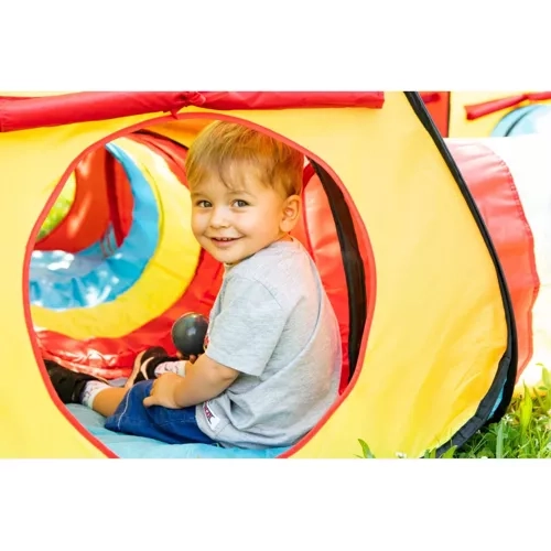 Children's Play Tent Set 3-in-1: Teepee, Tunnel, House