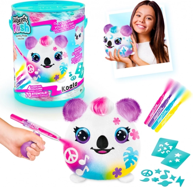 Kit creativo con aerografo Squish Pals Paint Can