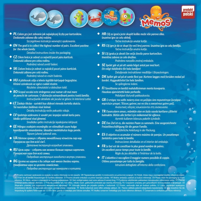 Trefl Memory Game Underwater World