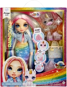 Rainbow High punčka z živalco Amaya Raine