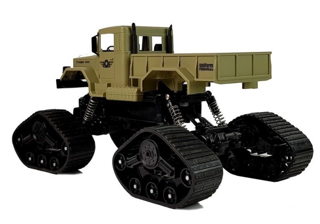 Remote Controlled All-Terrain Pickup with Tracks