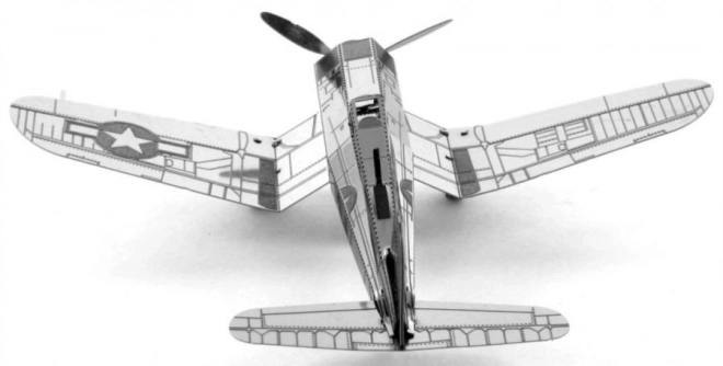 Metal 3D Puzzle Corsair Aircraft