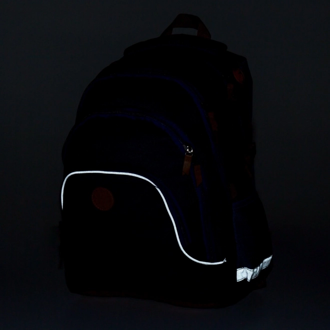 Blue Oxy Scooler Student Backpack