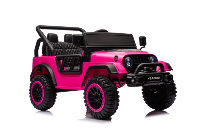 Pink 24V Electric Ride-On Car