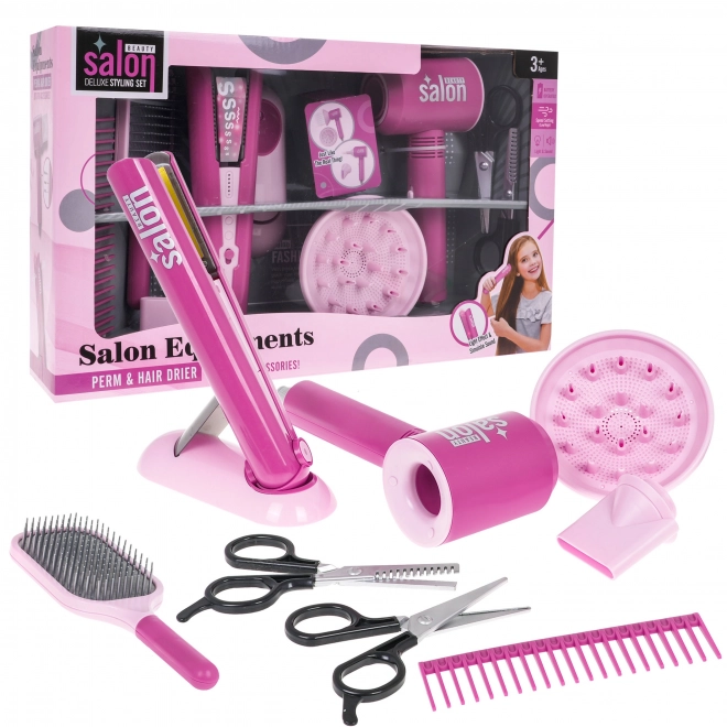 Interactive Children's Hairdressing Set with Accessories