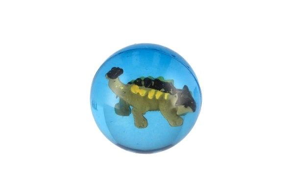 bouncing ball with dinosaur 4cm mix