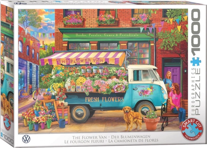 Puzzle Confezione Fiori 1000 Pezzi
