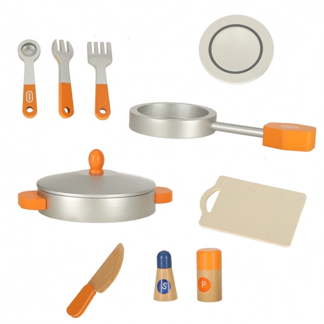 Wooden Children's Kitchen Set with Accessories