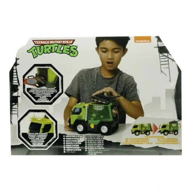 Ninja Turtles Battle Garbage Truck