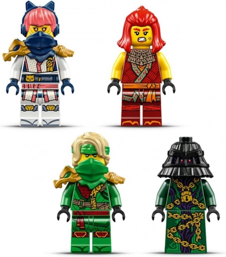 Ekipa ninja junakov in zlikovec Zarkt