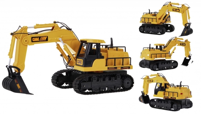 Remote Controlled Excavator Toy with Sounds and Accessories