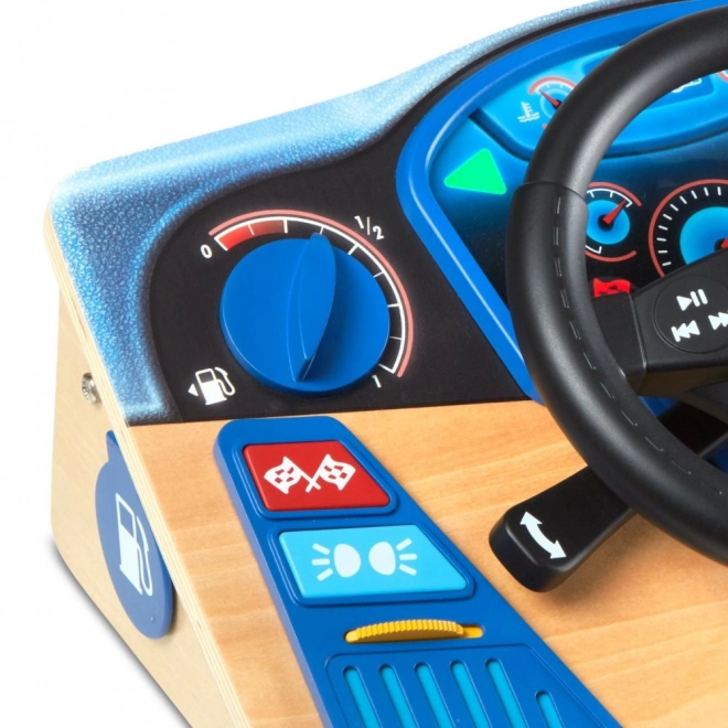 Interactive Steering Wheel Dashboard Vroom and Zoom