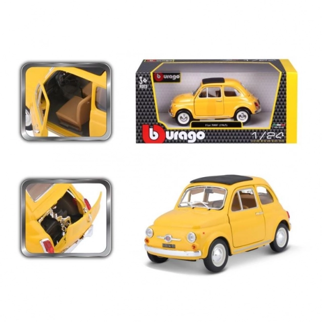 Fiat 500 F 1965 Model Car by Bburago