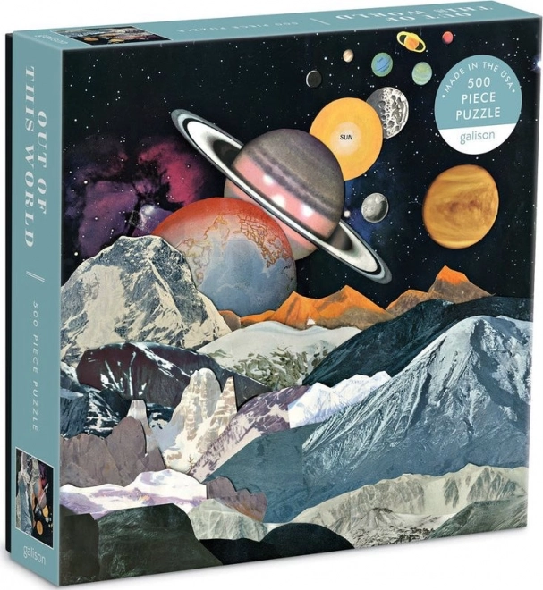 Galison Square Puzzle Out Of This World 500 Pieces