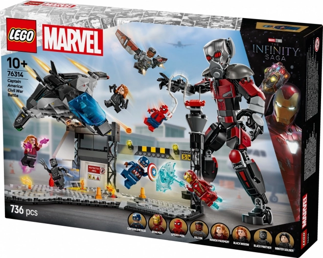 Lego Marvel Captain America Civil War Battle Set