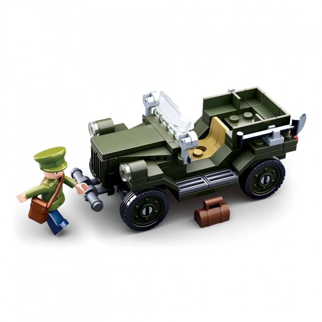 Sluban WWII Soviet Terrain Vehicle GAZ 67 Building Set