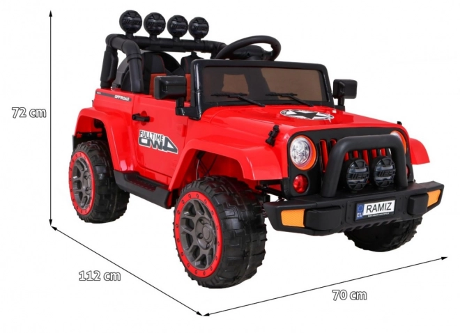 Vehicul de teren Full Time 4WD – Červená