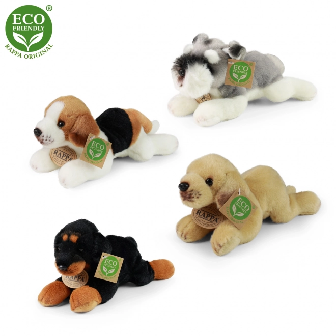 Eco-friendly Plush Lying Dog 16 cm