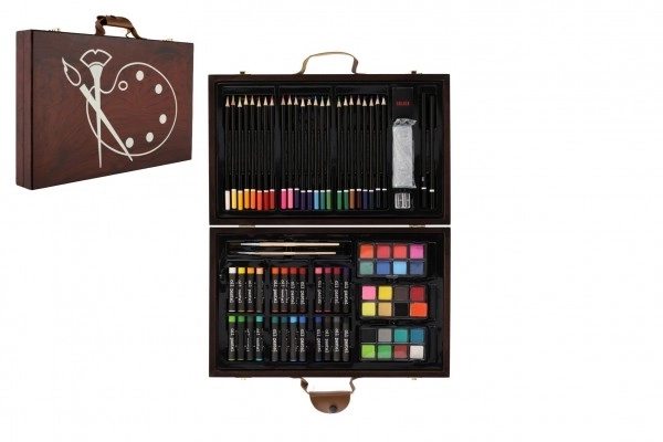 Creative Art Painting Set in Wooden Case