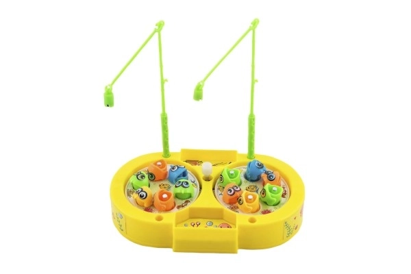 Magnetic Fishing Game with Colorful Fish and Rods