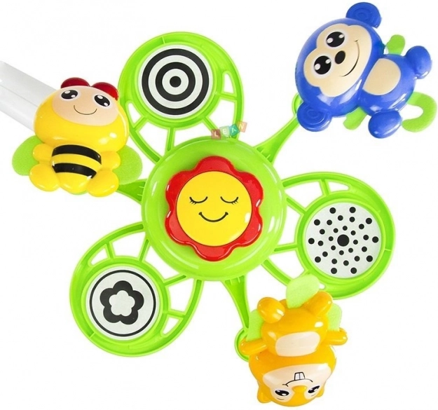 Colorful hanging toys for visual development
