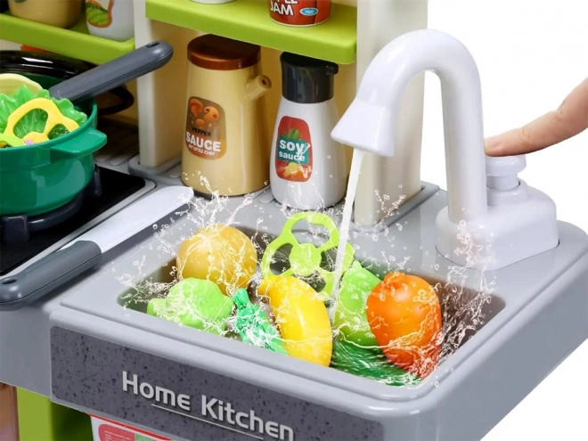 Interactive Kitchen Playset with Light, Sound, and Water Effects