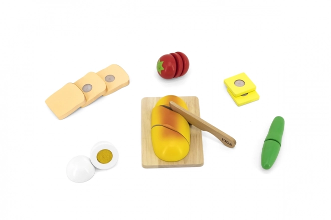 Wooden Vegetable Cutting Set