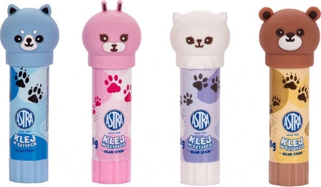 Astra Solid Glue Stick Animal Design