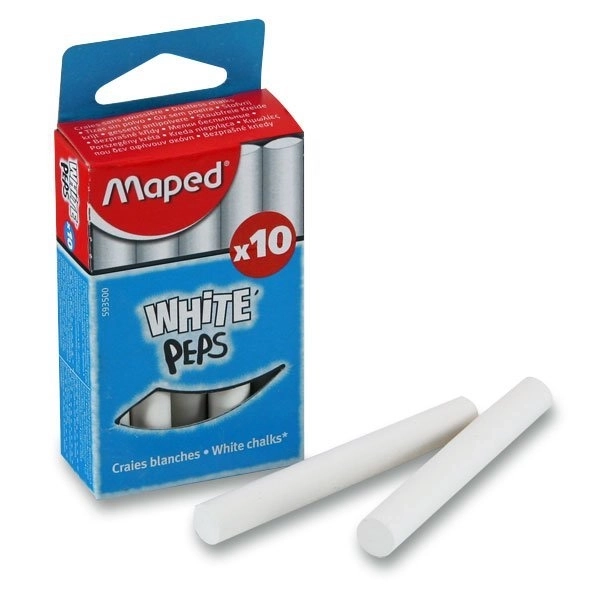 Maped White Chalk Set