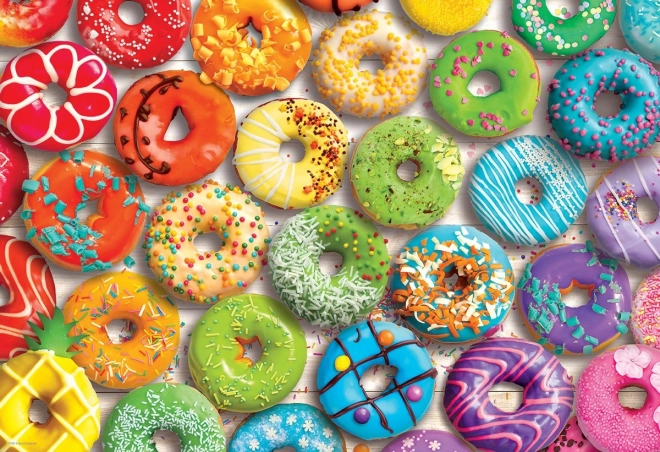 Donut Rainbow Puzzle in Tin Box