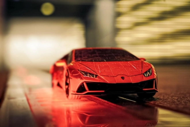 Lamborghini Huracan Evo Orange Puzzle