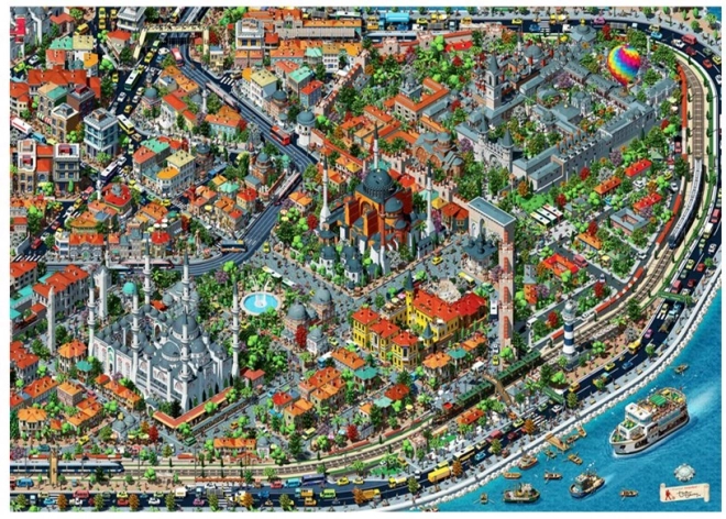 Anatolian Puzzle Bustling Istanbul 3000 Pieces