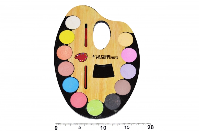 Watercolor Paint Palette - 12 Colors