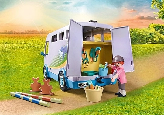 Set of Figures Horses 71493 Mobile Riding Lesson