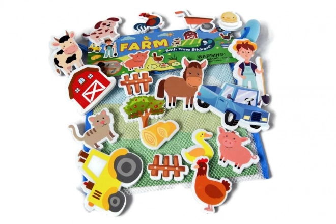 Farm Bath Stickers Set