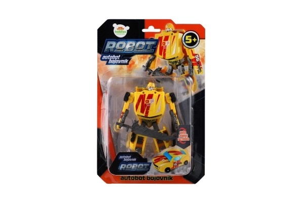 Yellow Transformer Auto Robot Toy