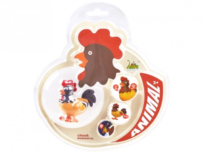 Rooster Keychain with Light and Sound