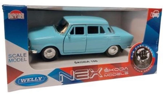 Welly Škoda Favorit 1:34 Red Model Car