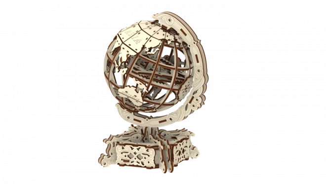 Wooden World Globe 3D Puzzle