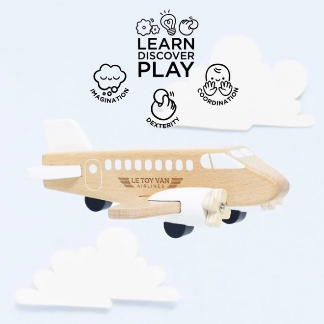 Wooden Airplane by Le Toy Van