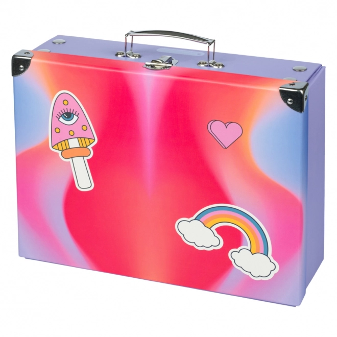 Foldable School Case Hippie with Reinforcement