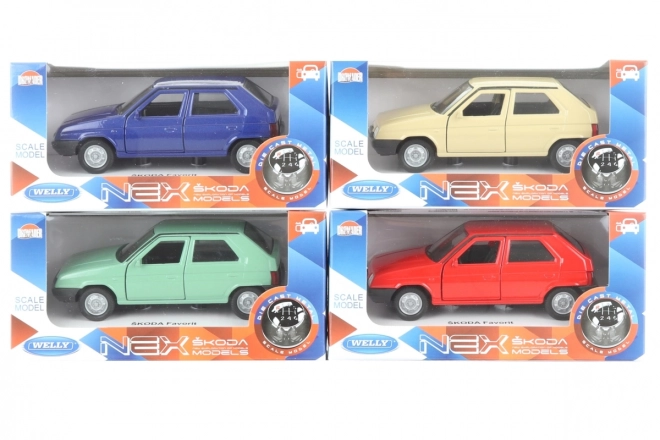 Škoda Favorit Diecast Model Car 1:34