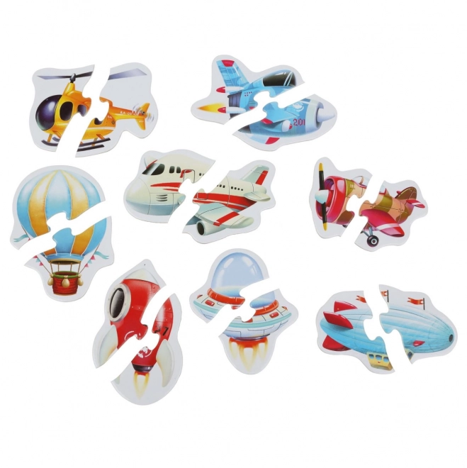 Aviation Transportation Puzzle for Kids