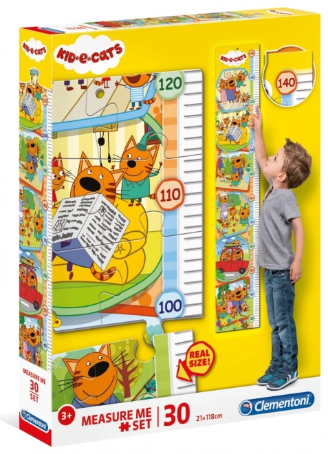 Clementoni Kids Growth Chart Puzzle - Kid vs Cat