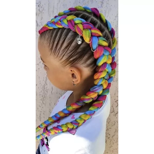 Colorful Synthetic Braids