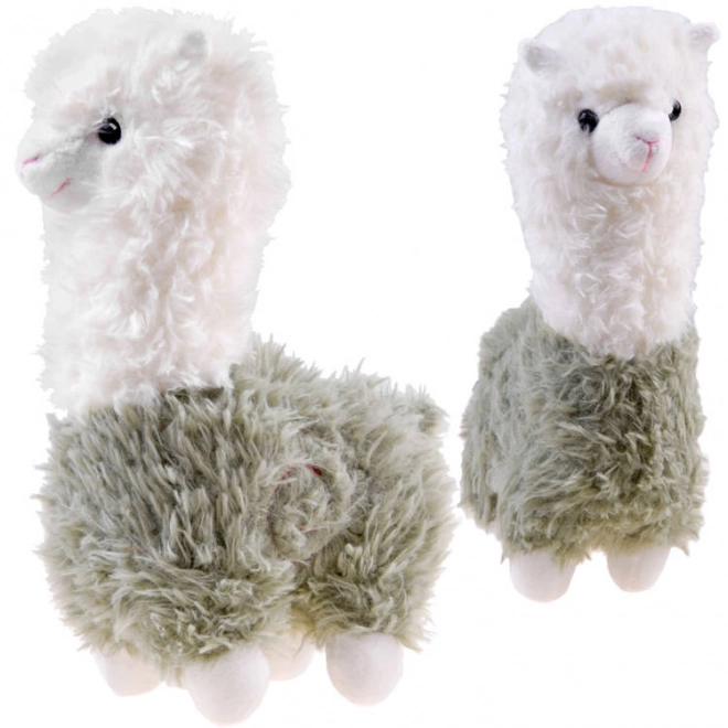 Fluffy Alpaca Plush Toy – green