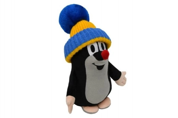 Mole with Blue and Yellow Beanie Plush Toy