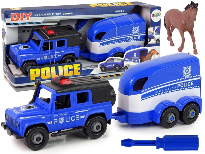 Police Off-Road Transporter DIY Set