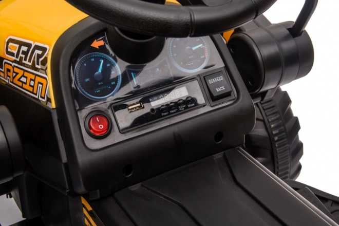 Elektrischer Traktor mit Schaufel Gelb