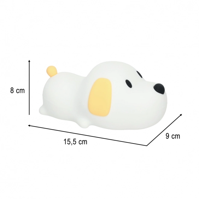 Children's Silicone Night Light Lying Puppy